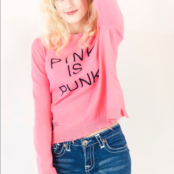 Valentino Pink Is Punk Sweater Size S - Picture 3 of 9